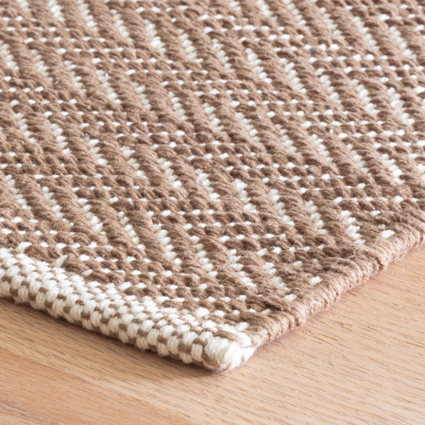 Herringbone Handwoven Cotton Rug