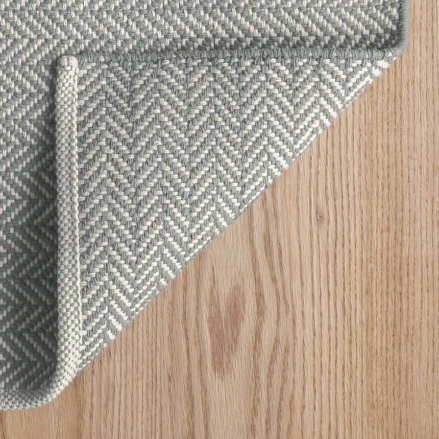 Herringbone Handwoven Cotton Rug