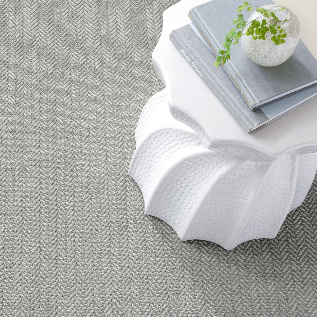 Herringbone Handwoven Cotton Rug