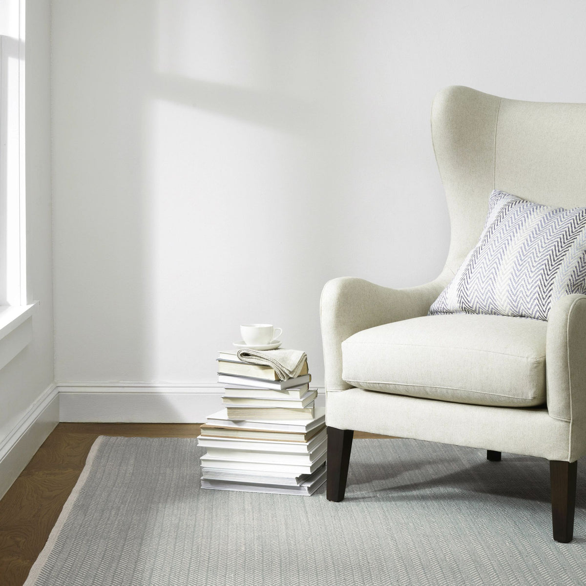 Herringbone Handwoven Cotton Rug