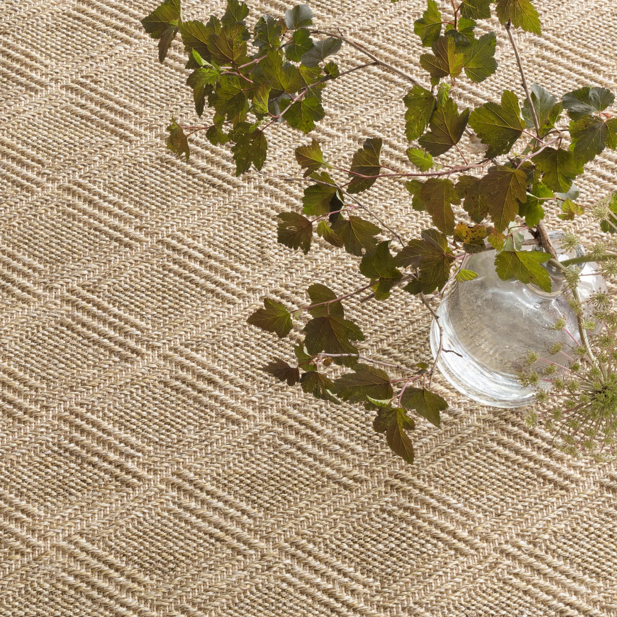 Diamond Woven Sisal Rug