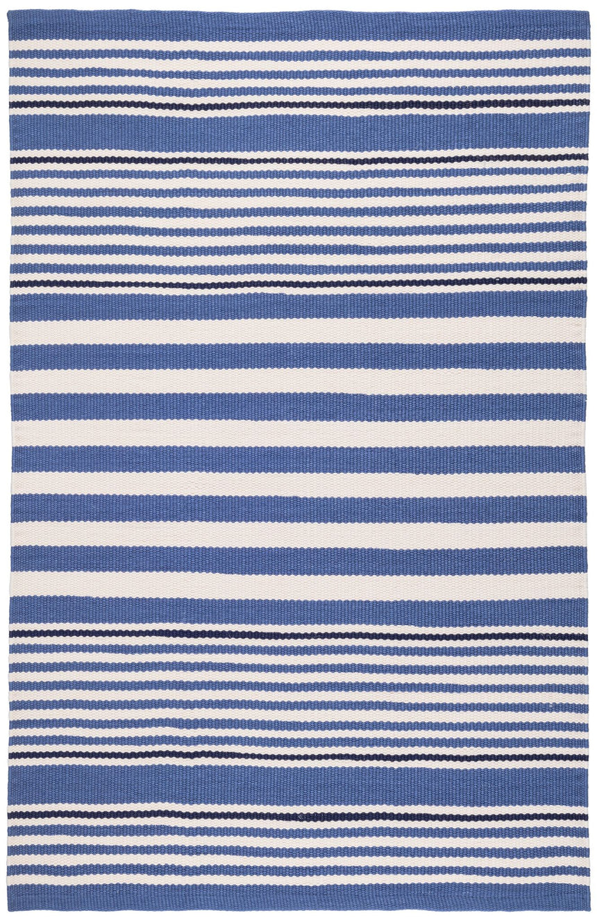 Rugby Stripe Handwoven Indoor/Outdoor Rug
