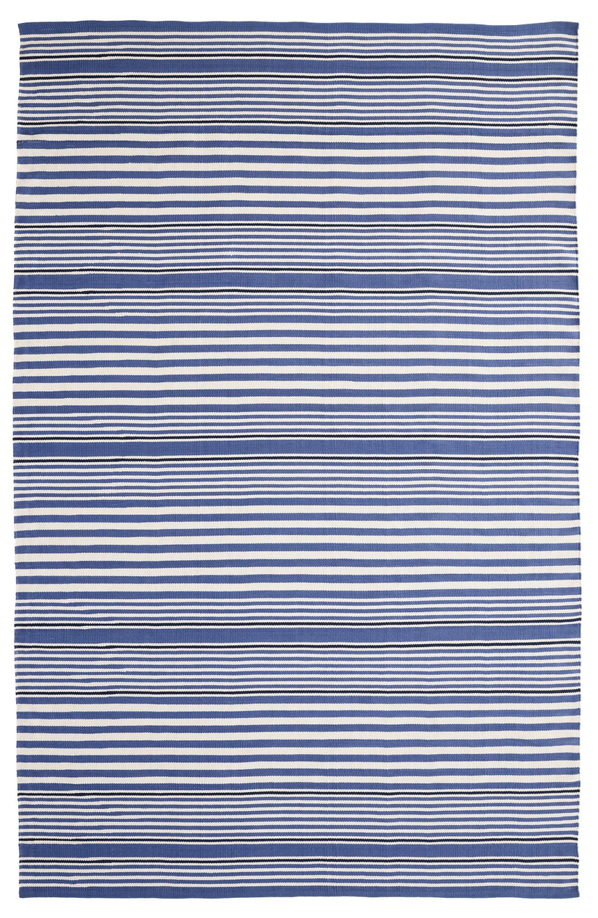 Rugby Stripe Handwoven Indoor/Outdoor Rug