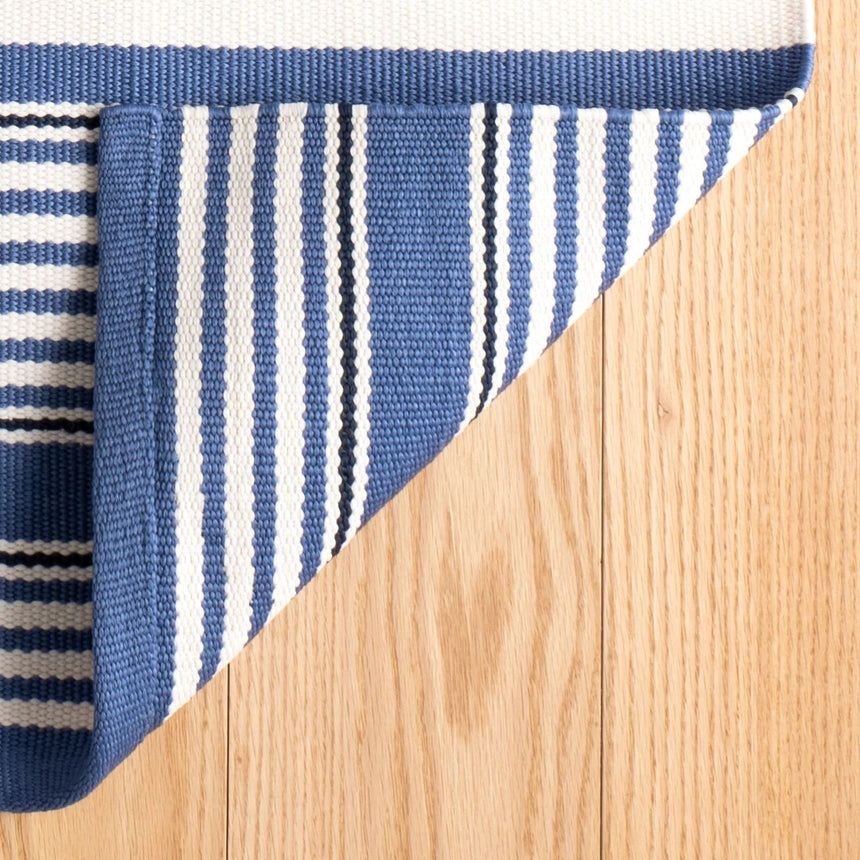 Rugby Stripe Handwoven Indoor/Outdoor Rug
