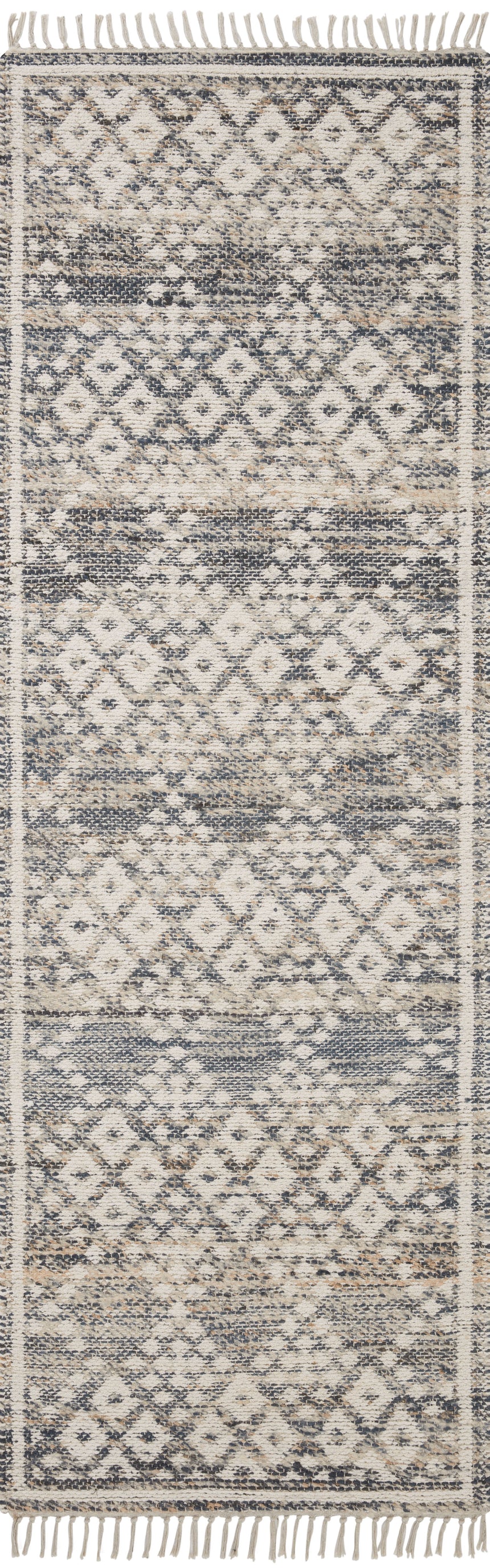 Rivers Rug 01 | Denim / Ivory
