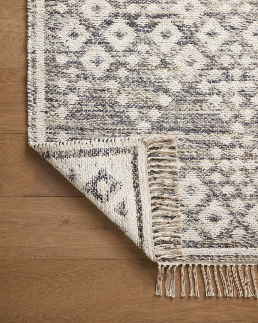 Rivers Rug 01 | Denim / Ivory