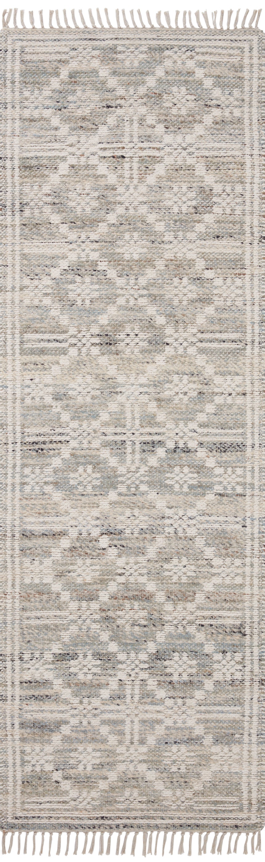 Rivers Rug 02 | Lagoon / Ivory