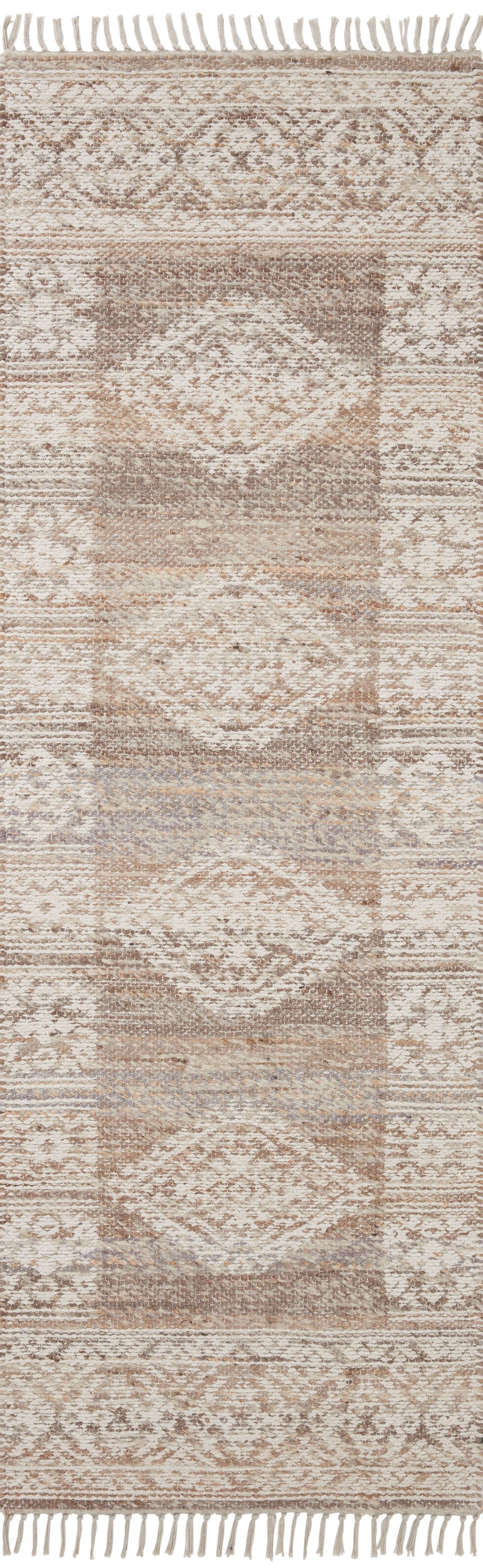 Rivers Rug 05 | Lilac / Ivory
