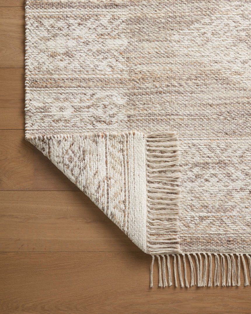 Rivers Rug 05 | Lilac / Ivory