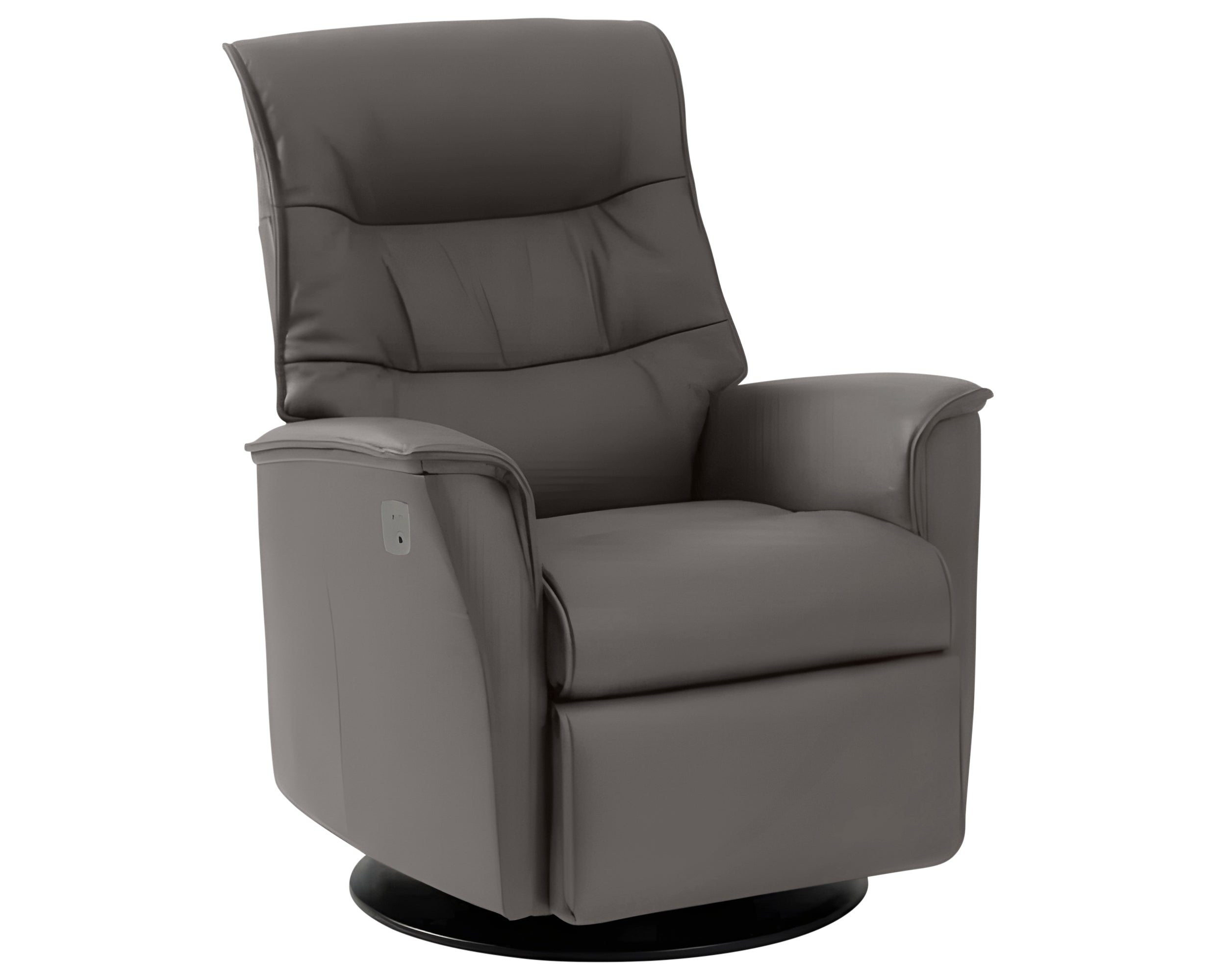 Trend Leather Graphite L | Norwegian Comfort Paramount Recliner - Promo | Valley Ridge Furniture