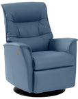 Trend Leather Lake Blue L | Norwegian Comfort Paramount Recliner - Promo | Valley Ridge Furniture