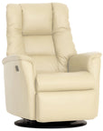 Trend Leather Cream M | Norwegian Comfort Victor Recliner - Promo | Valley Ridge Furniture