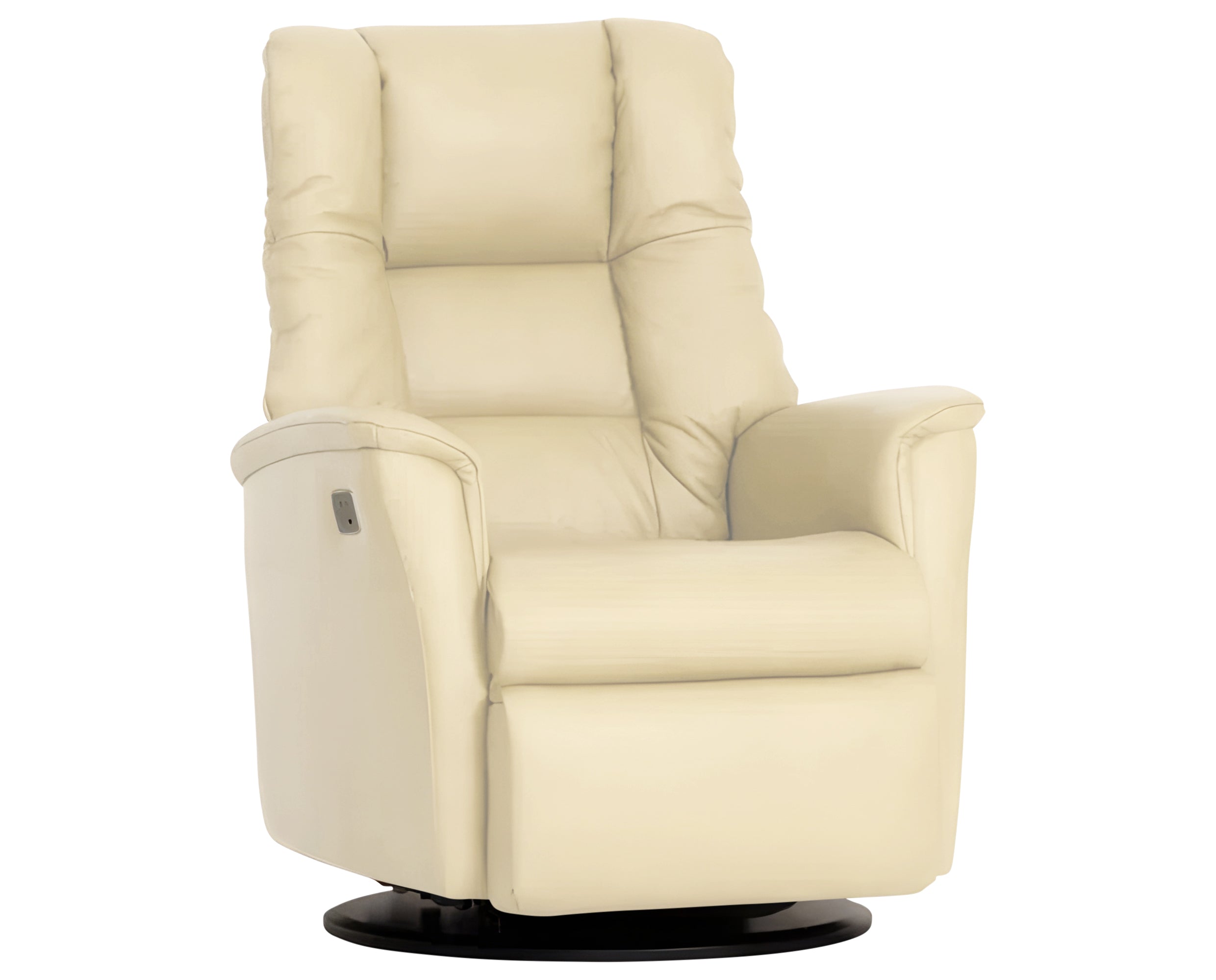 Trend Leather Cream L | Norwegian Comfort Victor Recliner - Promo | Valley Ridge Furniture