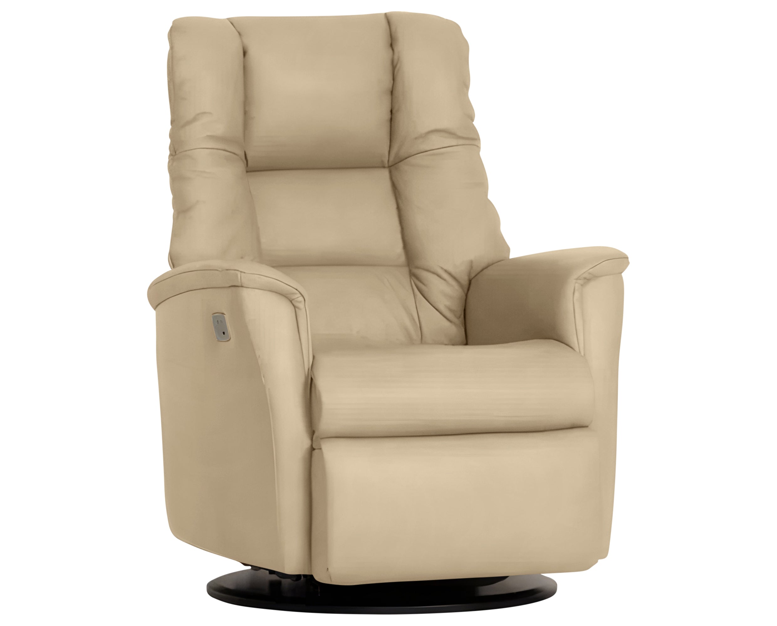 Trend Leather Beige M | Norwegian Comfort Victor Recliner - Promo | Valley Ridge Furniture