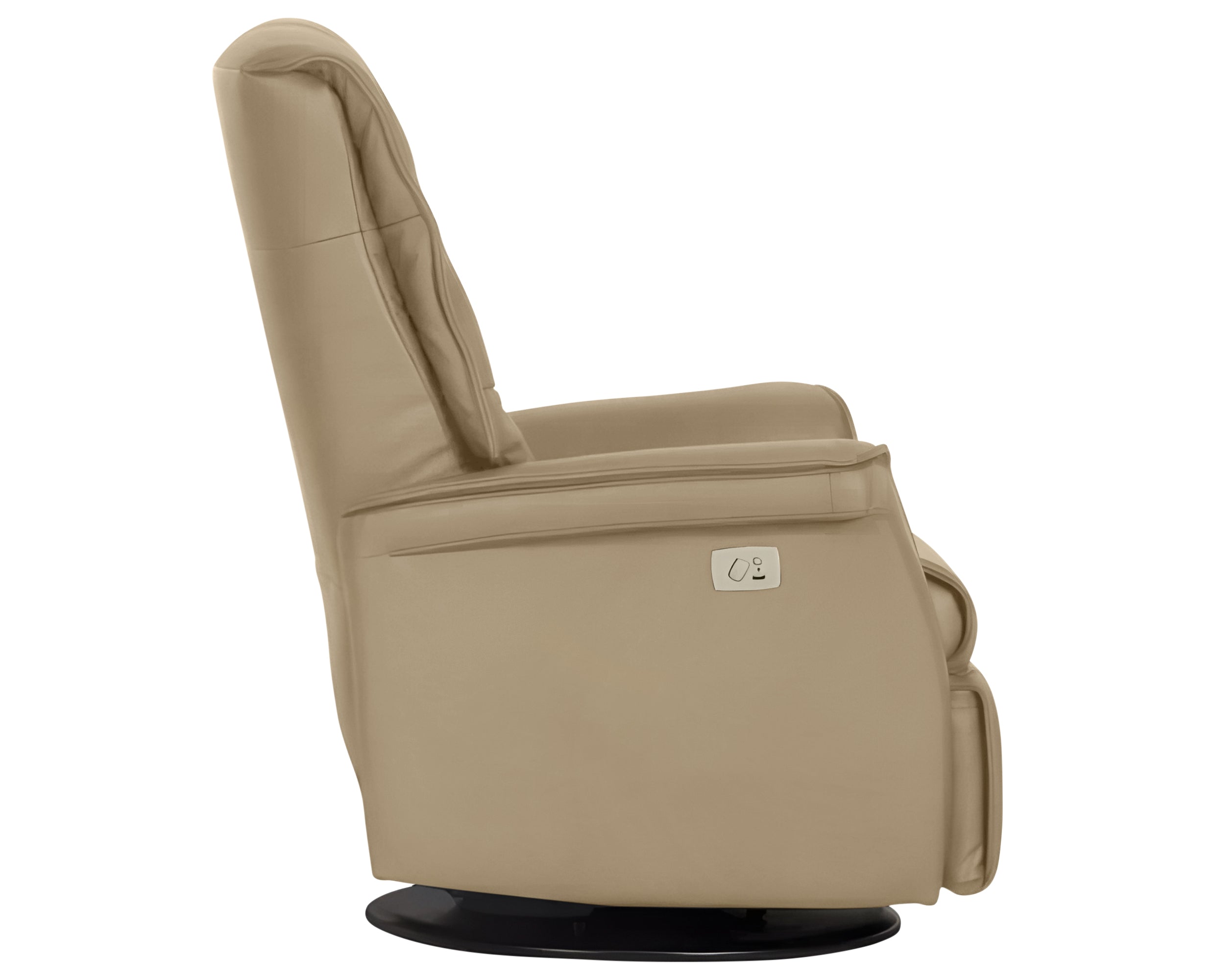Trend Leather Beige L | Norwegian Comfort Chelsea Recliner - Promo | Valley Ridge Furniture