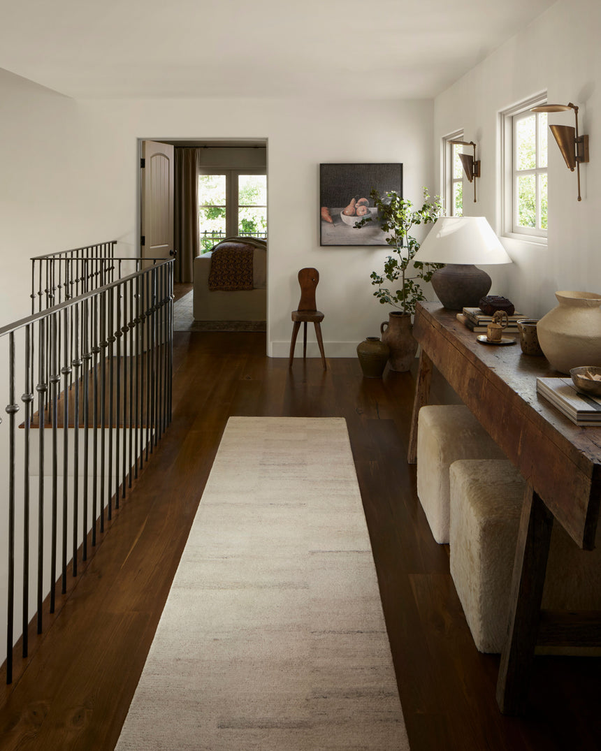 Rocky Rug 03 | Natural / Fog