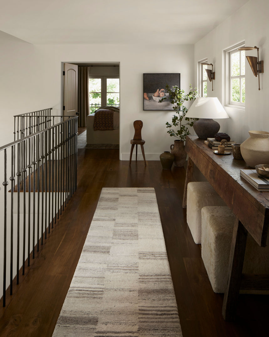 Rocky Rug 04 | Ivory / Dove