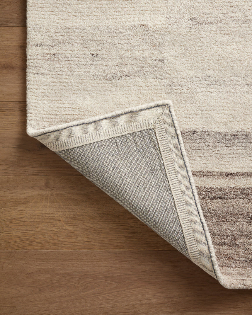 Rocky Rug 04 | Ivory / Dove