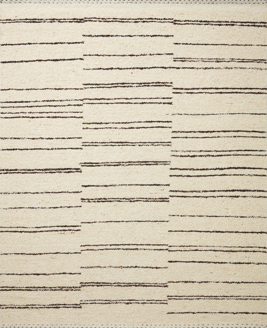 Roman Rug 04 | Natural / Charcoal
