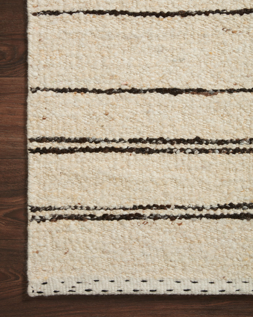 Roman Rug 04 | Natural / Charcoal