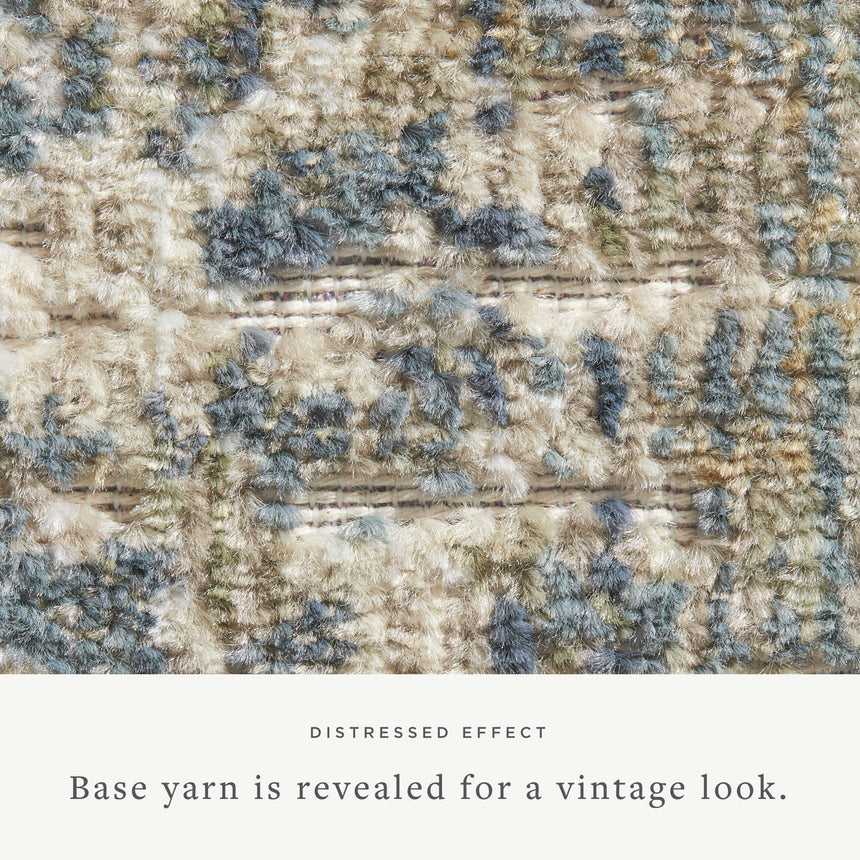 Rosemarie Rug 03 | Sand / Lagoon
