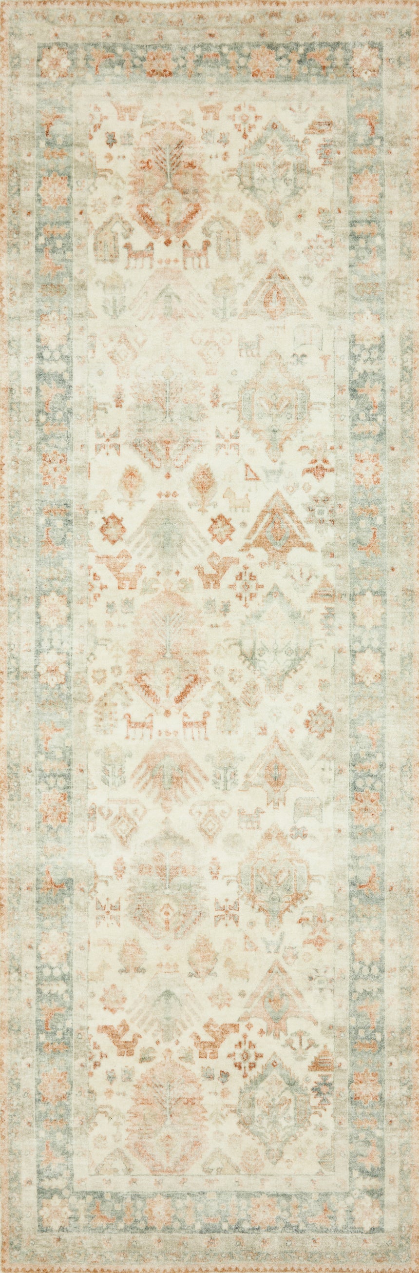 Rosette Rug 01 | Beige / Multi