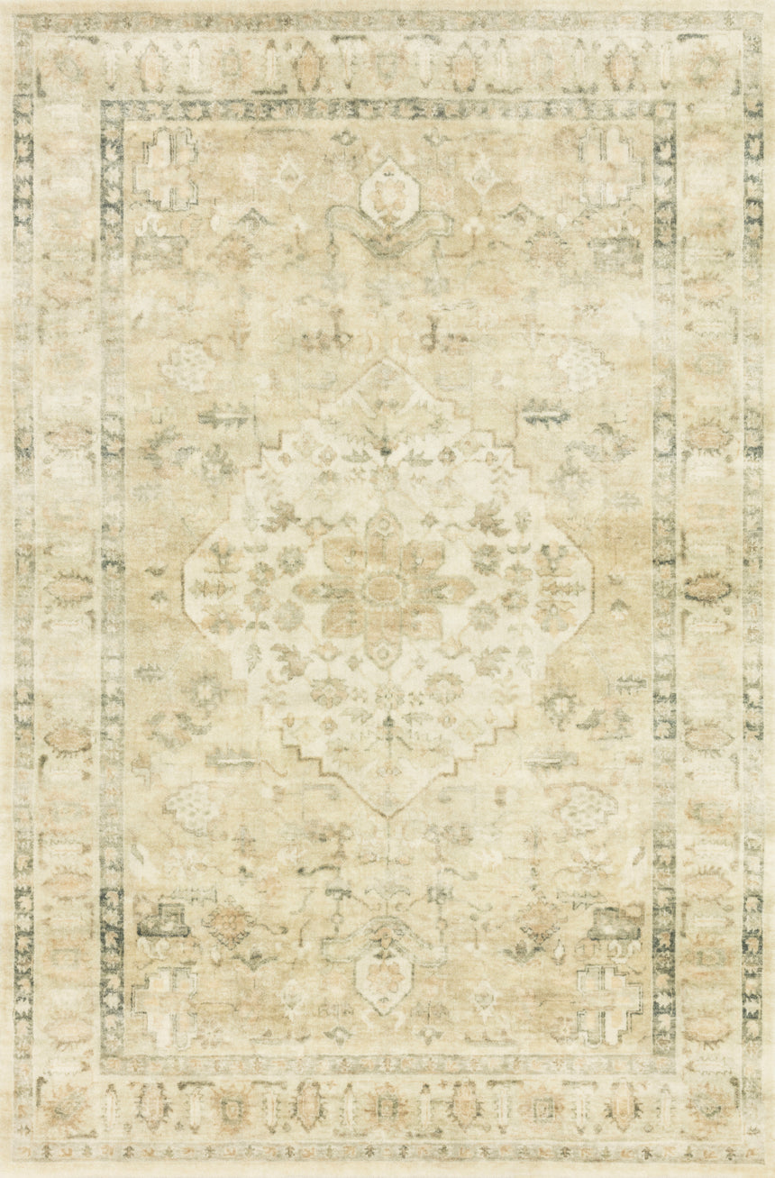 Rosette Rug 05 | Sand / Ivory