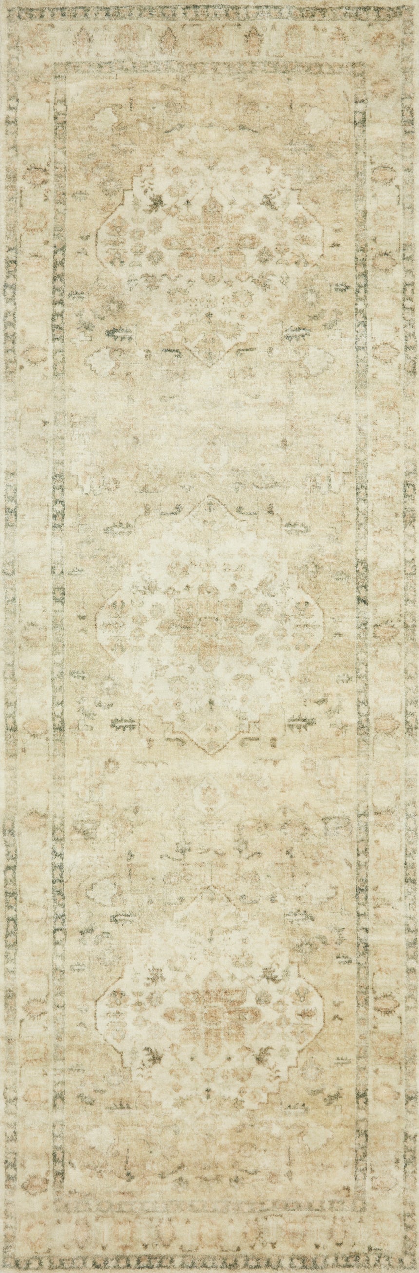 Rosette Rug 05 | Sand / Ivory