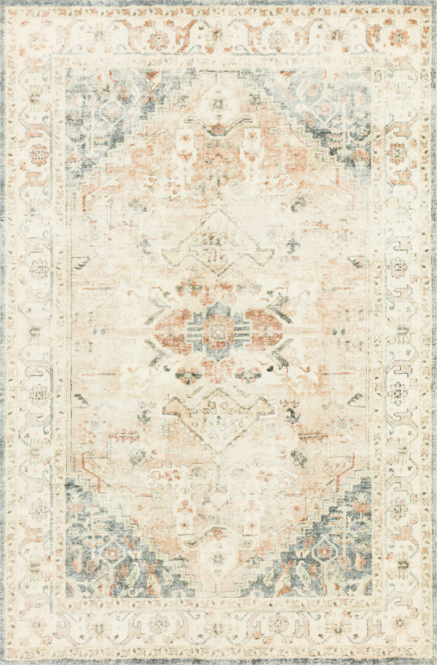 Rosette Rug 06 | Clay / Ivory