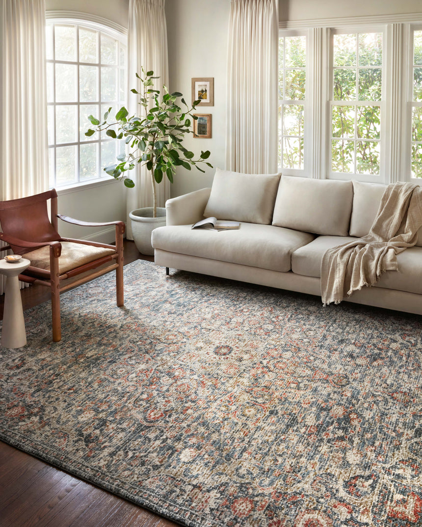 Saban Rug 02 | Blue / Spice