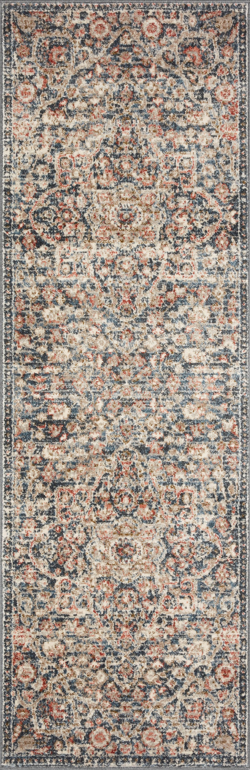 Saban Rug 02 | Blue / Spice