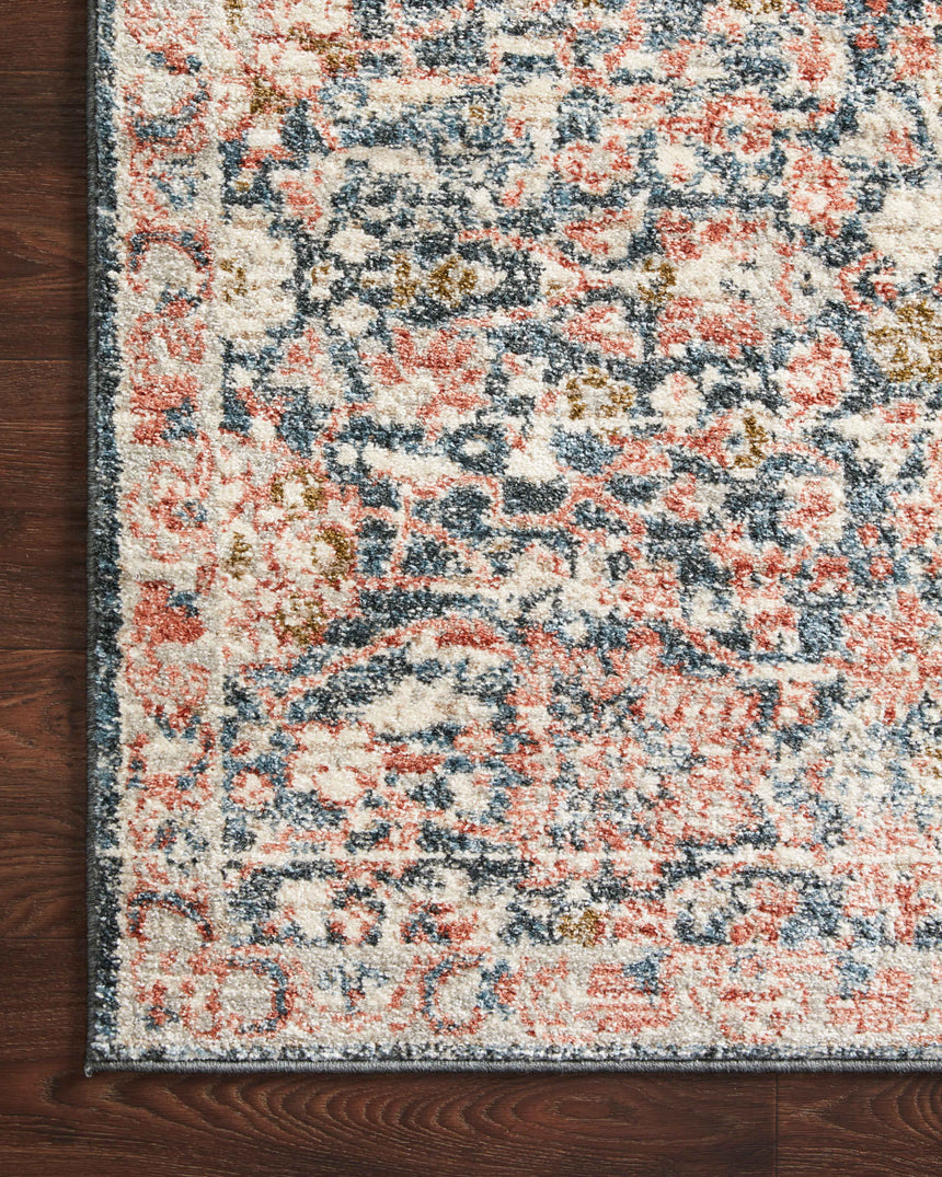 Saban Rug 03 | Navy / Rust