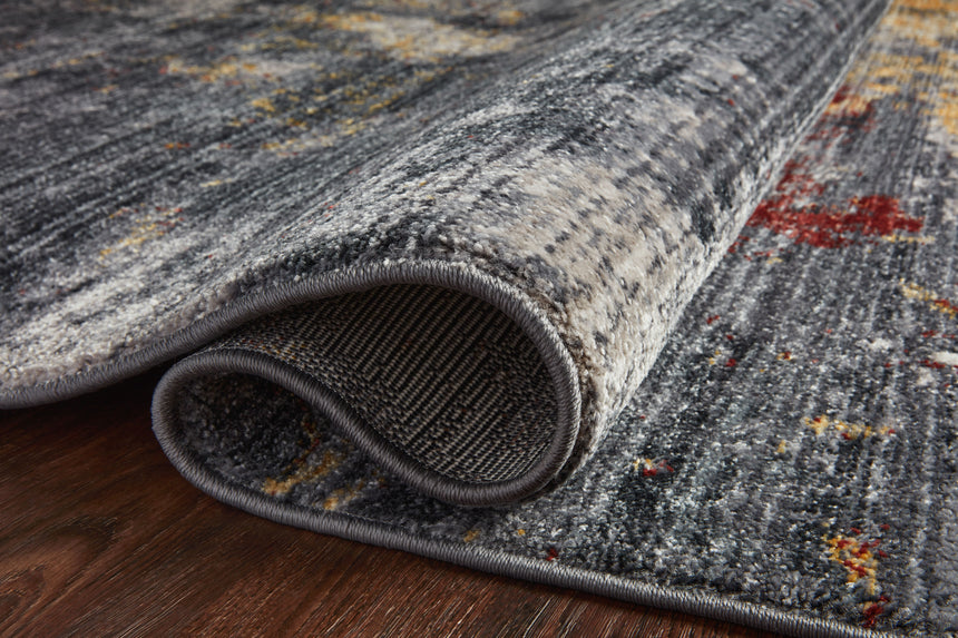 Samra Rug 03 | Dk. Grey / Spice