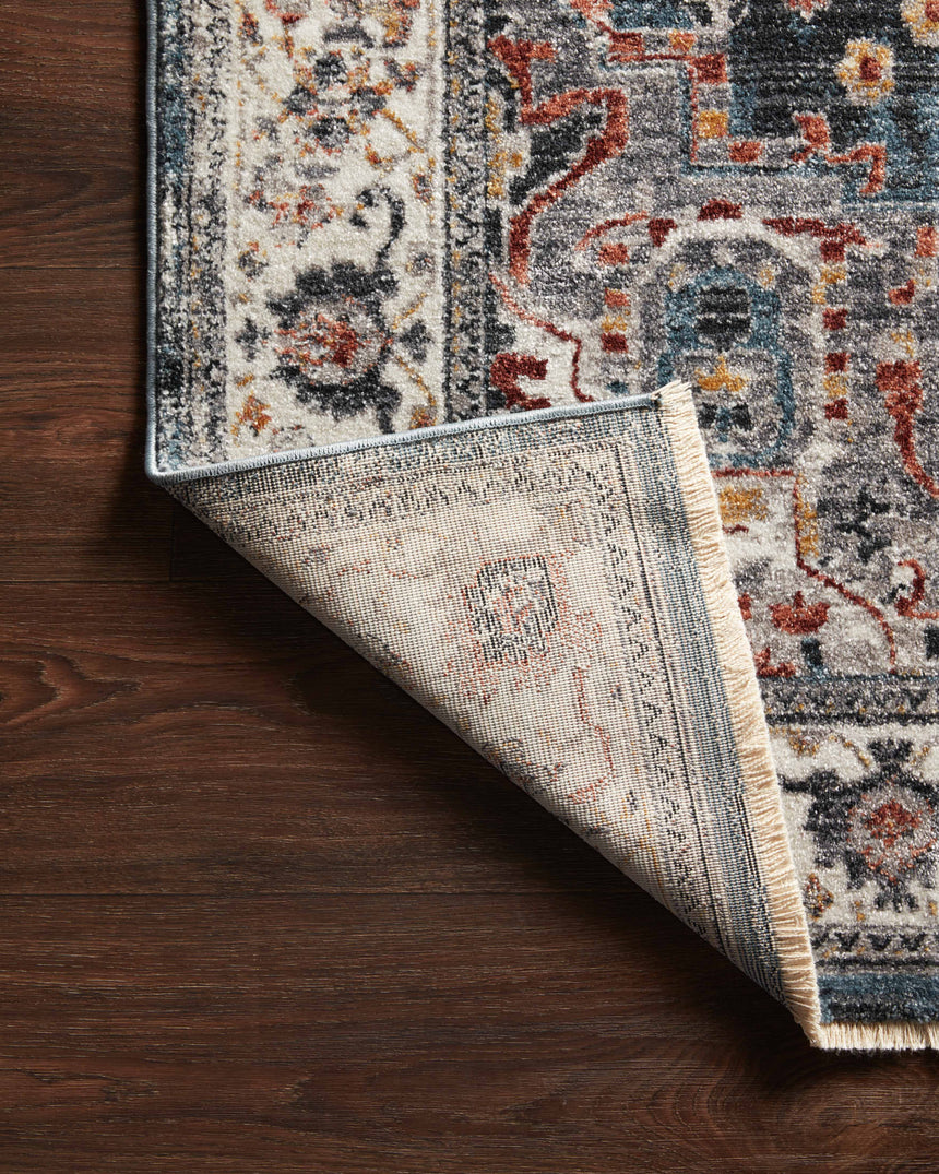 Samra Rug 04 | Slate / Multi