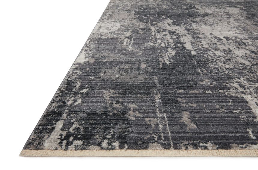 Samra Rug 06 | Charcoal / Silver