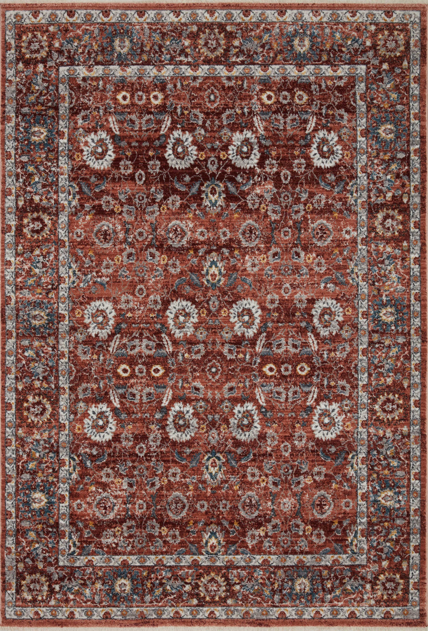 Samra Rug 07 | Brick / Multi