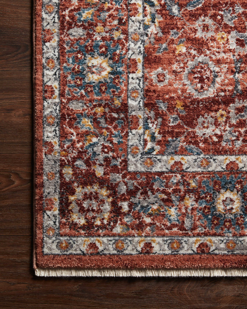 Samra Rug 07 | Brick / Multi