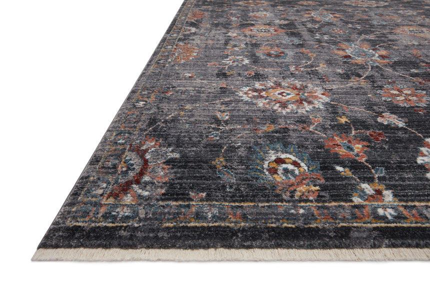 Samra Rug 08 | Charcoal / Multi