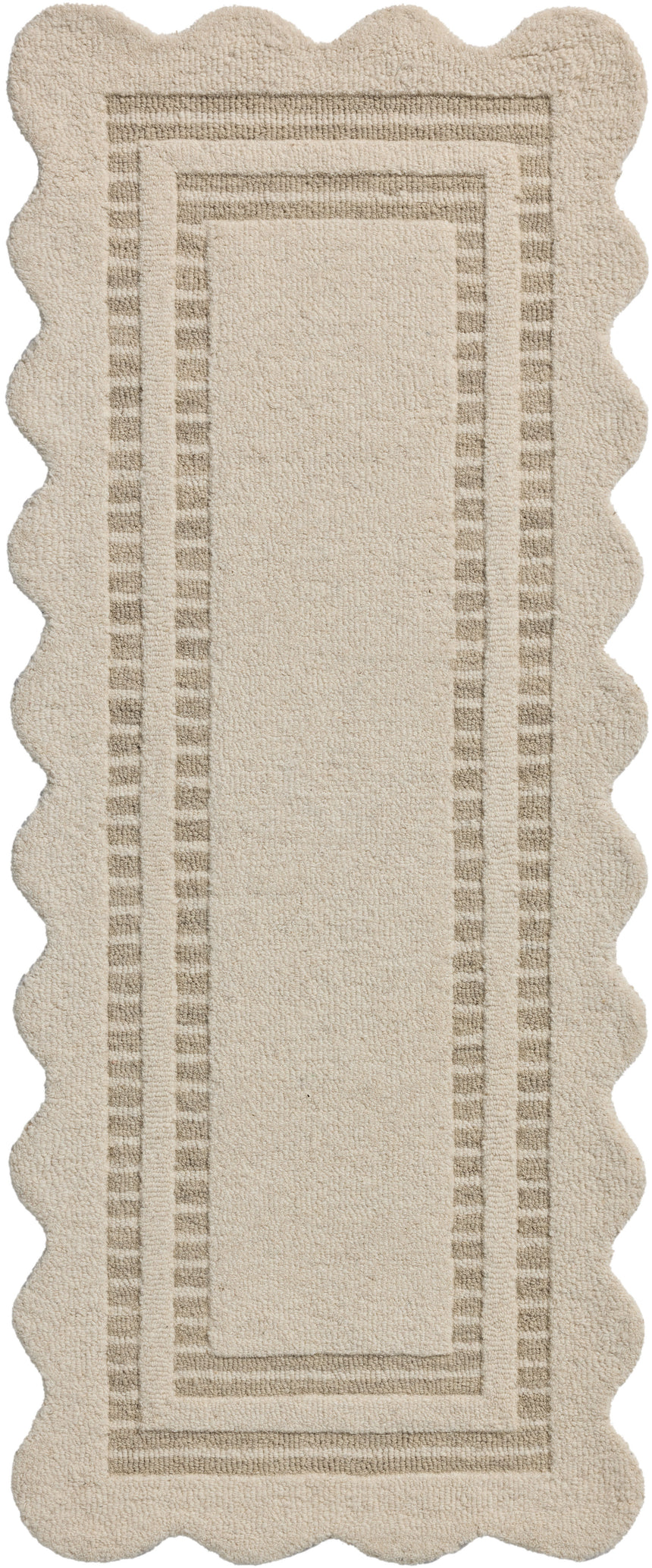 Scottie Rug 01 | Ivory / Grey
