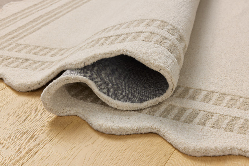 Scottie Rug 01 | Ivory / Grey