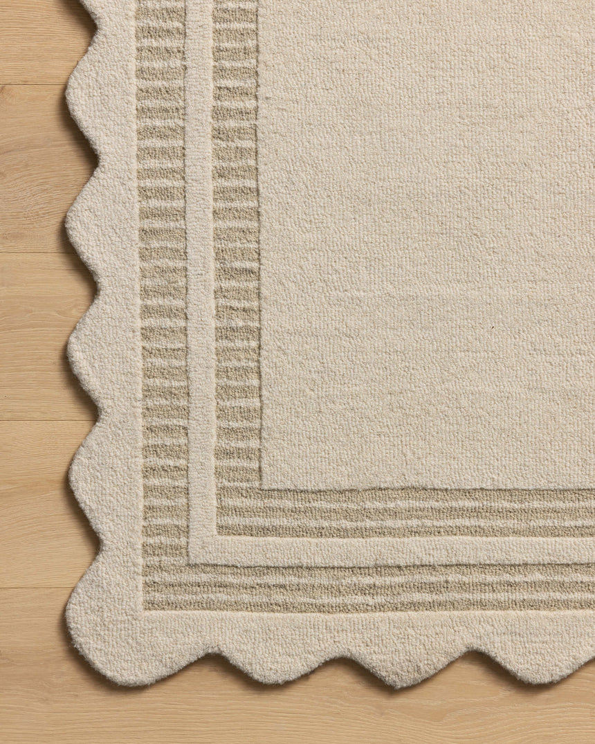 Scottie Rug 01 | Ivory / Grey