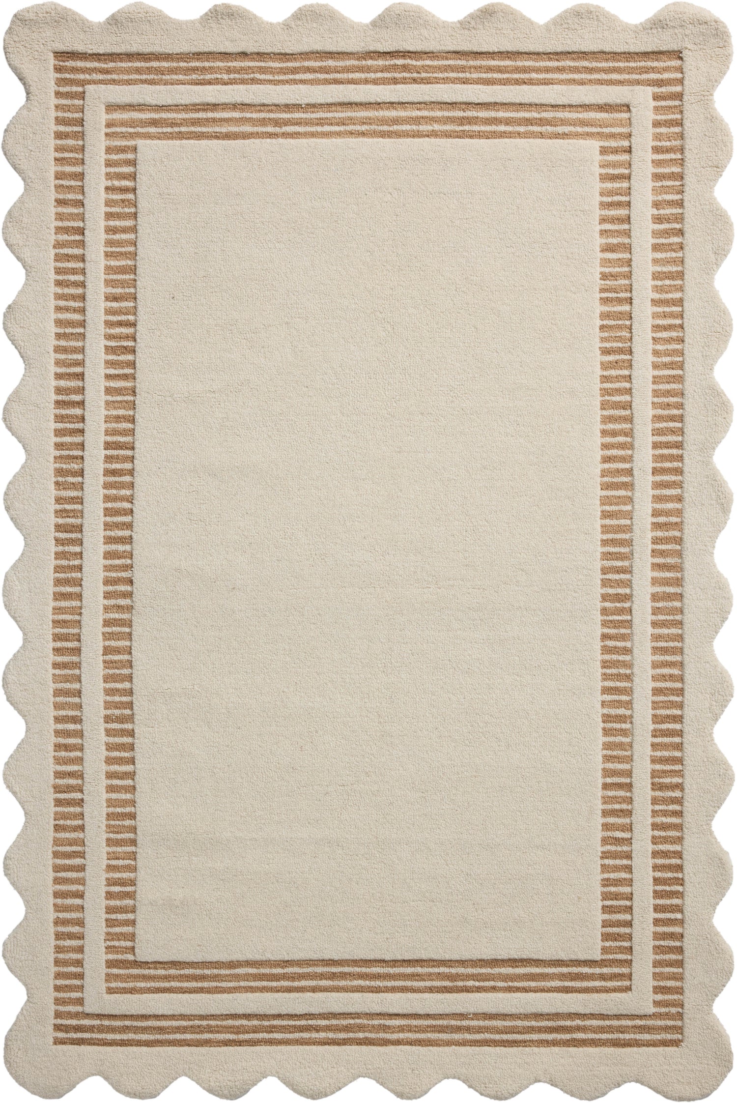 Scottie Rug 01 | Ivory / Rust