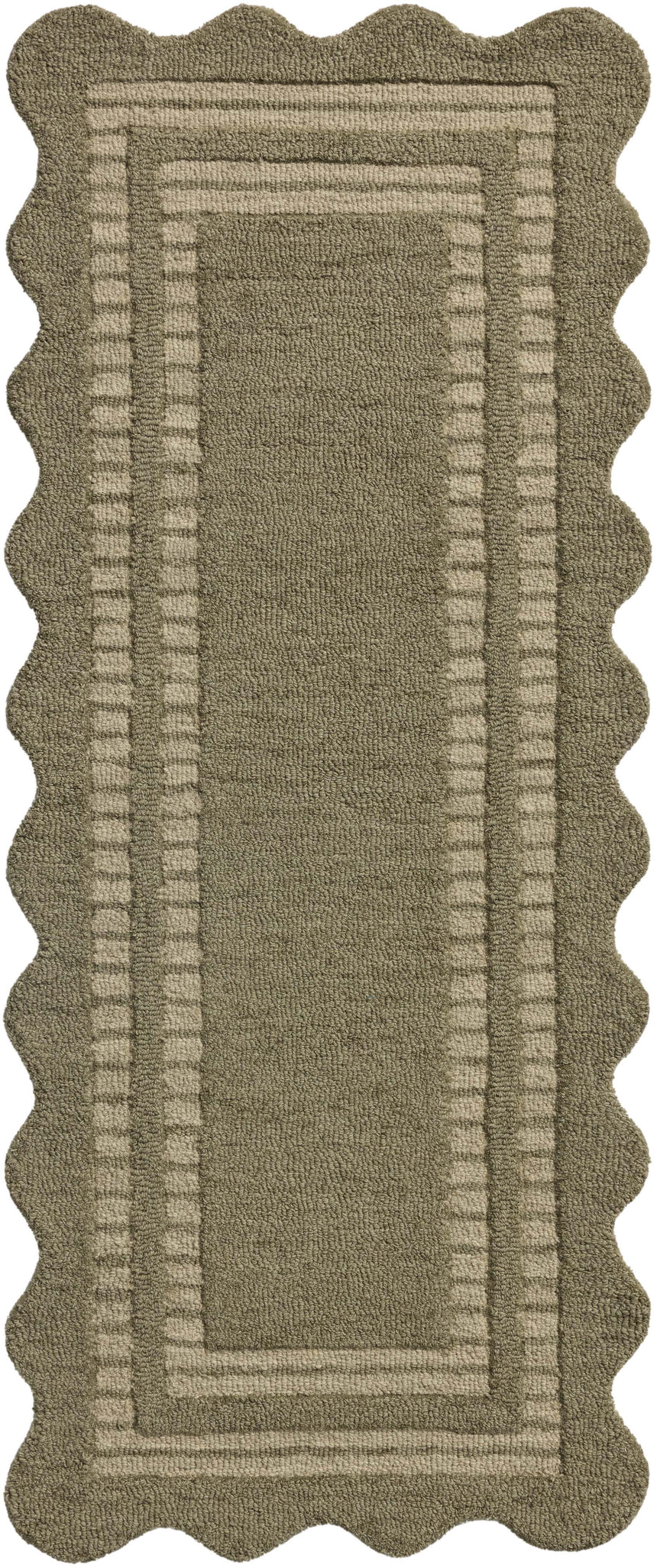 Scottie Rug 01 | Olive / Pebble