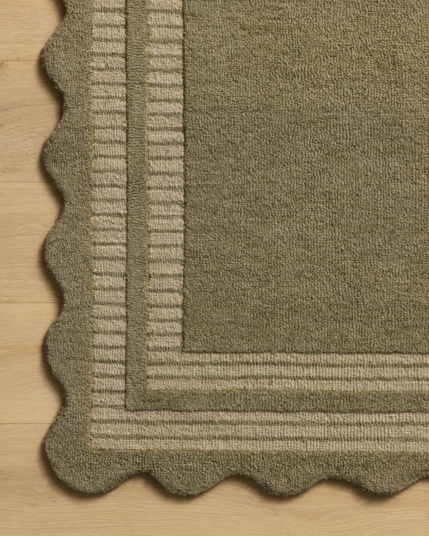 Scottie Rug 01 | Olive / Pebble