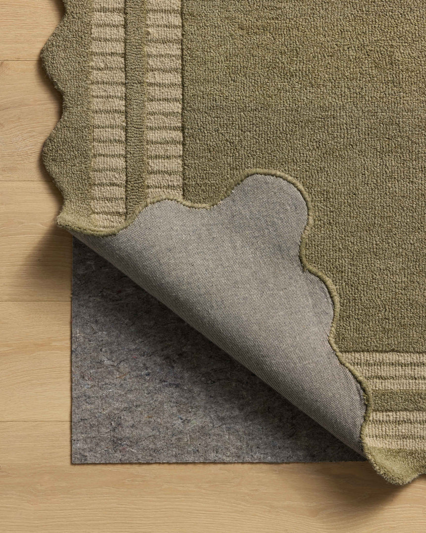 Scottie Rug 01 | Olive / Pebble