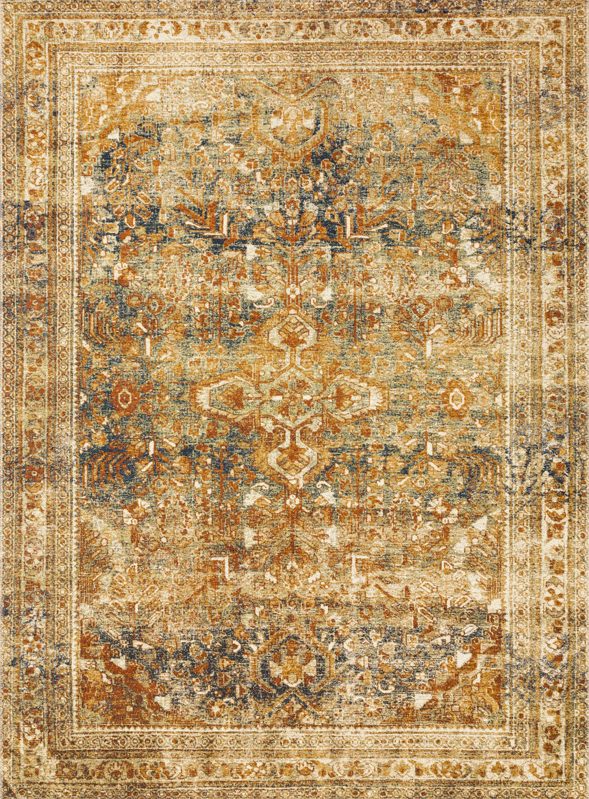 Sebastian Rug 04 | Lagoon / Spice