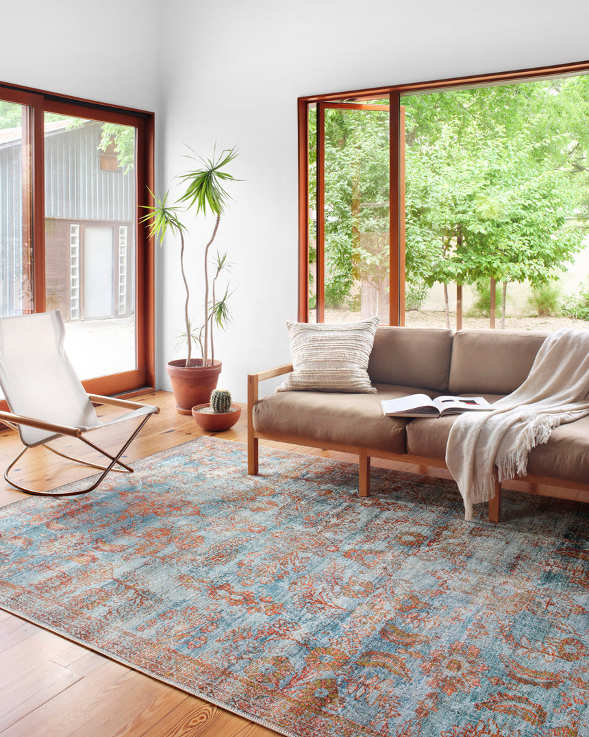 Sebastian Rug 07 | Ocean / Spice