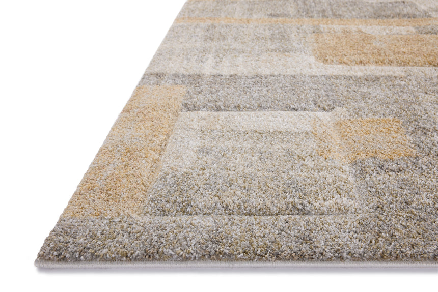Silas Rug 06 | Stone / Wheat