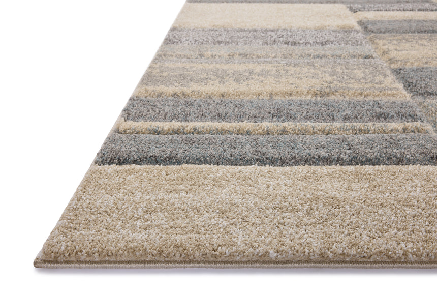 Silas Rug 07 | Slate / Sand