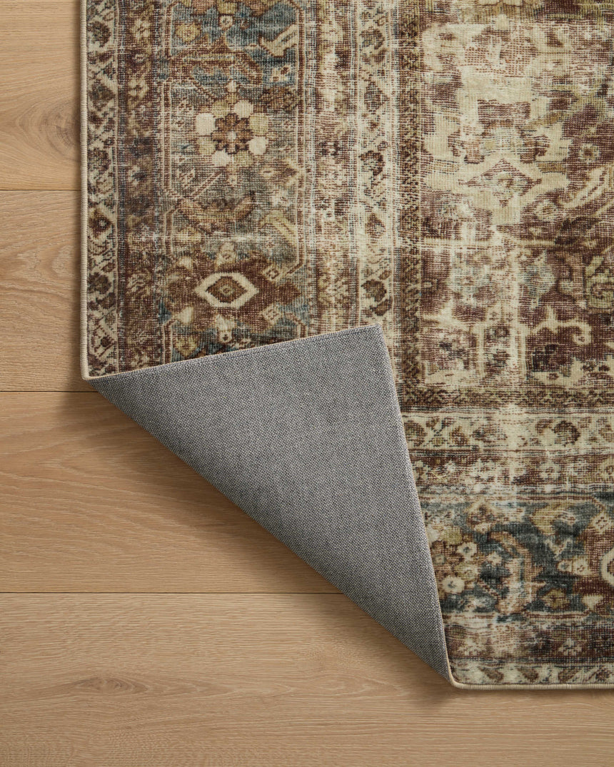 Sinclair Rug 01 | Rust / Lagoon